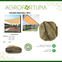 TOLDO 90% RASCHEL AMBAR OSCURO 4*3 MTS