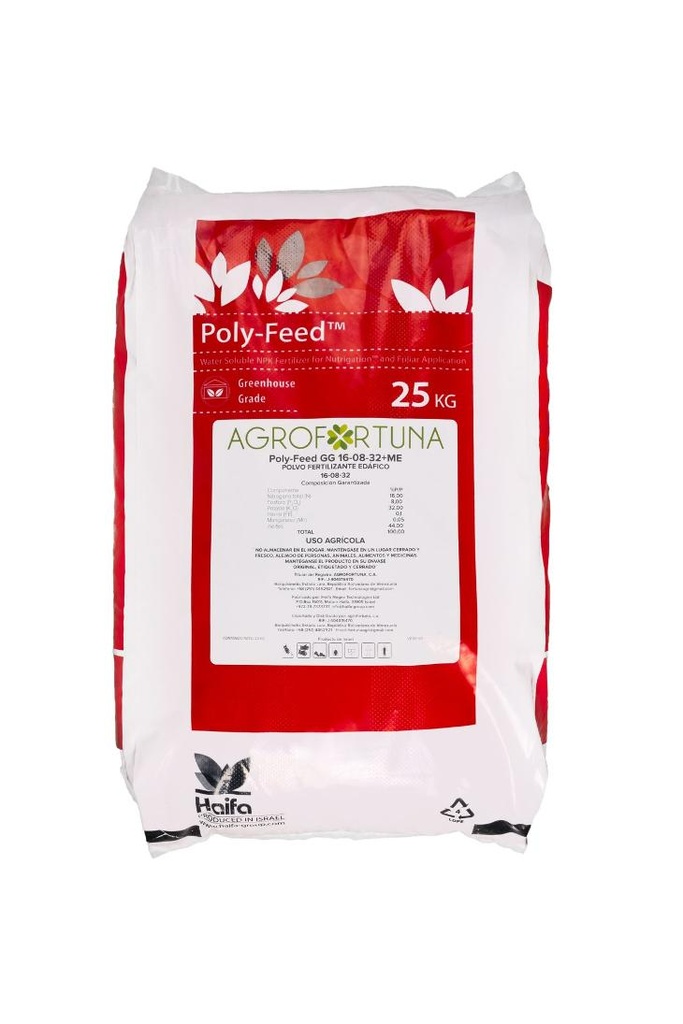 POLYFEED HAIFA 16-08-32+ME, saco de 25Kg
